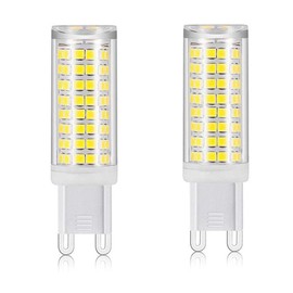 XRZT G9 LED Bulbs 75W Halogen Replacement, G9 Base for Chandelier Light, Table lamp, White Light 6000K, Pack of 2