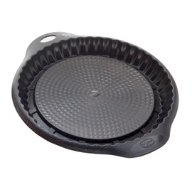 Dr. Oetker Obstkuchenform Ø 28 cm, Kunststoffform mit Griff, Obsttortenform für leckere Obstkuchen, Backform der Serie Back-Wunder, Menge: 1 Stück