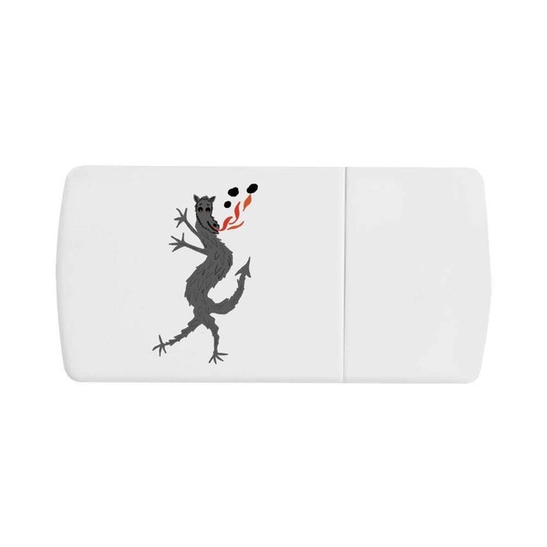 'Fire Breathing Dragon' Pill Box with Tablet Splitter (PI00028472)