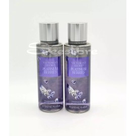 Victoria's Secret Victoria’s Secret Platinum Berries Fine Fragrance Body Mist 8.4 fl oz Set of 2