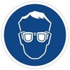 Eye Protection Use Sign, Mandatory Sign in accordance with DIN