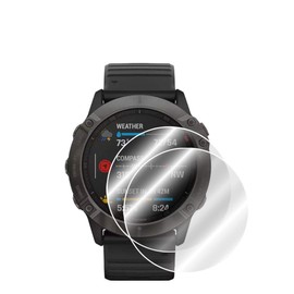 IPG For Garmin Fenix 6X / 6X Pro / 6X Pro Solar / 6X Sapphire Edition Watch Screen Protector (2 Units) Invisible Ultra HD Clear Film Anti Scratch Skin Guard - Smooth/Self-Healing/Bubble -Free