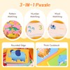 YOKUGO Kids Art Easel with Paper Roll Wooden Tabletop Paper