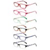 COJWIS 6 pack Lesebrille Blaulichtfilter Brille für Damen Federscharnier Lesehilfe