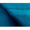 Lashuma Linz Bath Towel Blue - Petrol Blue Individually Embroidered