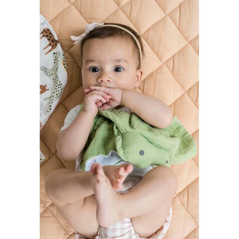 Tikiri 8598304 Natural Rubber Crocodile Comforter for Babies and Children