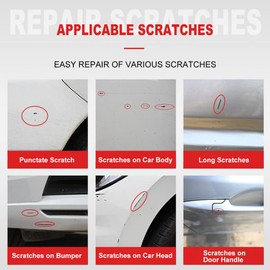 Car Scratch Remover Pen Grey Car Touch Up Paint Pen Gray Grey Car Scratch Repair Pen Scratch Remover Kit Touch-up Pen Car Touch Up Paint (grey)