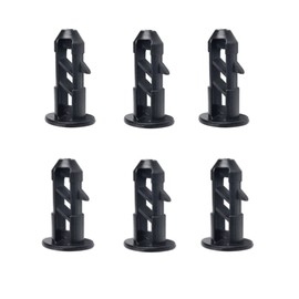 SagaSave 3 Pairs Wheelie Bin Lid Hinge Pins, Plastic 67mmx31mm Wheelie Bin Hinge Pin Fit for 240L Wheelie Bin Outdoor Wheelie Trash Bins