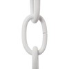 RCH Hardware CH-S56-11S-WHT Steel Chandelier Chain 9 Gauge, White (1
