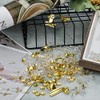 AccEncyc Gold Push Pin Kit 310 Pcs Decorative Thumb Tacks