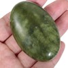 Nupuyai Green Jade Palm Worry Stone for Therapy, Oval Pocket