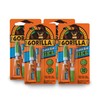Gorilla Super Glue Gel, Two 3 Gram Tubes, Clear, (Pack