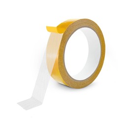 Heavy Duty Double Sided Fabric Tape, 0.79inchx33FT(10m) High Tack Duct Cloth Tape Super Sticky Clear Tape Mounting Tape Strips for Floors,Mats,Carpets,Rugs,Clothing,Paste Decor (0.79inch, 33FT)