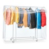 Tatkraft Big Dustproof Protective Cover for Clothes Rail, Easy to