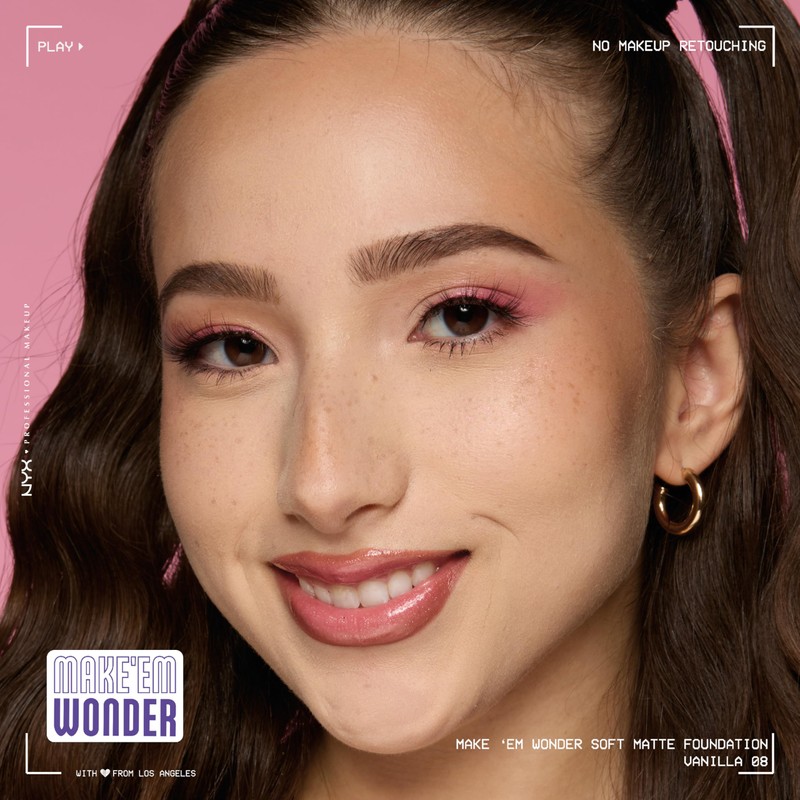 NYX Professional Makeup Foundation Make 'EM Wonder Shade: 08 Vanilla