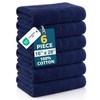 Casa Platino Hand Towels for Bathroom - 6 Pack (16"x28")