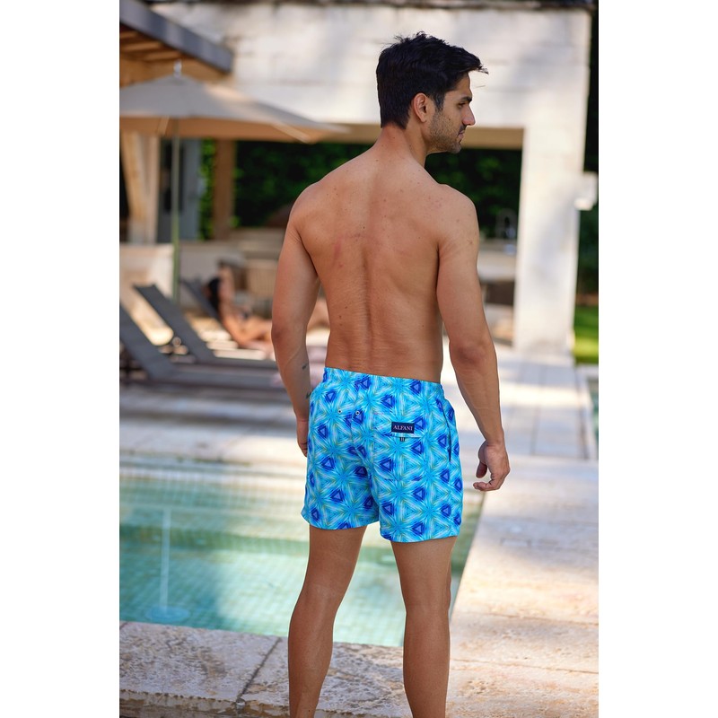 Alfani Traje de Baño para Hombre Short de Nadar Corto