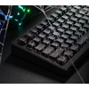 dagaladoo Black Spider Web Key caps Shine Through Keycap Set