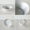 TAMAKI Kasane T-960004 Round Bowl, S, White, Diameter 5.5 x