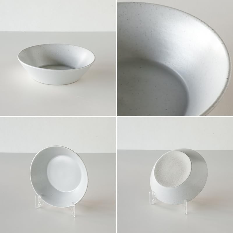 TAMAKI Kasane T-960004 Round Bowl, S, White, Diameter 5.5 x