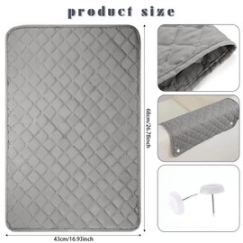 Moukeren 3 Pieces Recliner Headrest Protector Headrest Cover for Recliner Chair Sofa Covers Couch Chair Head Protector for Sofa Furniture Protectors(Light Gray)