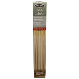 Extra Heavy Duty Long Safety Matches | Long Wooden Fireplace Matches for Candles, Camping, BBQ Grilling | M-6150| 11" Long | 50 per Box | Pack of 3 x 50 (150 Matches)
