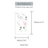 Oottati Small Cute Temporary Tattoo Dandelion Hand (Set of 2)