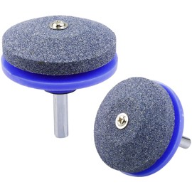 2Pcs Lawn Mower Blade Sharpener - Heavy Duty Garden Tool Sharpener