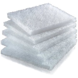 Juwel Biopad Filter for Aquarium, Box of 5, White, Size M