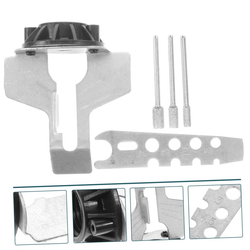 TOVINANNA 3 Sets Chainsaw Sharpening Attachment Electric Abrasive Tool for