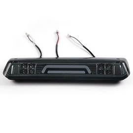 PIT66 LED 3rd Brake Light, Compatible with 07-10 Ford Explorer Sport Trac/04-08 Ford F150 Lobo/06-08 Lincoln Mark LT Third Brake Stop Lamp Light Smoky Lens Clear Housing