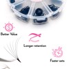 One V Salon Pro 6D Promade Loose Fans, 1000 Premade