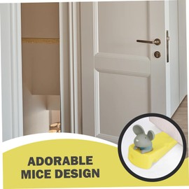 Cute Door Stopper Mice Style Cute Door Stop Non-Slip Doors Wedge Stopper Decorative Gate Stoppers for Bedroom Kitchen Living Room Toilet