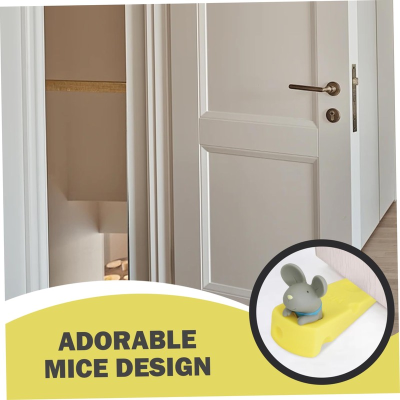 Cute Door Stopper Mice Style Cute Door Stop Non-Slip Doors