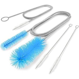 Flexible Drain Brush, 66 Inch Long Double Ended Hose Pipe and 58 Inch Tube Cl...