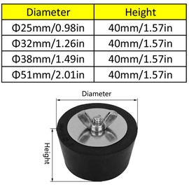 4 Size Pool Winterizing Plugs, 25mm+32mm+38mm+51mm Rubber Pool Plug Inlet Nozzle Winter Swimming Pool Expansion Plugs Winterizing Plug Swimming Pools, Drain Pipes