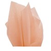 x50 - Pastel Peach Tissue POM POMS Wrapping Paper Sheets - 16gms - Acid Free - 50x75 CM