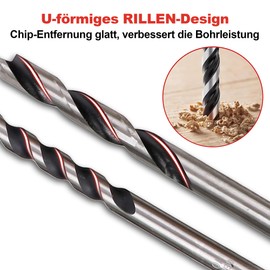 BATIOPV 16pcs HSS Drill Bit Set Suitable for Metal, Stainless Steel, Wood, Plastic, Durable and Accurate, Compatible with Most Power Drills