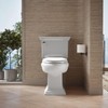 KOHLER 4636-RL-0 Cachet ReadyLatch Elongated Toilet Seat Slow Close, Soft