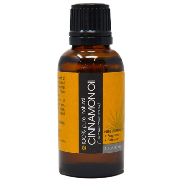 Pure Cinnamon Oil, NF - 1oz. 100% Pure and Natural. Therapeutic