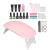 Nail Art Curing Lamp Base Top Coat Prevent Stick Water
