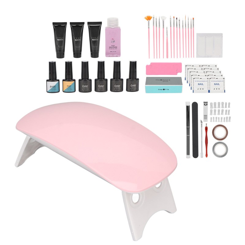 Nail Art Curing Lamp Base Top Coat Prevent Stick Water