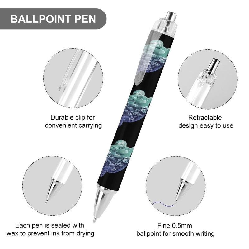 Ocean Life Sea Turtle Retractable Ballpoint Pen 0.5mm Bold Point