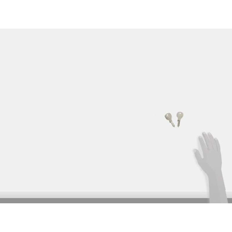 KABA ILCO 1646R Nickel Plated Brass, Mailbox, Reverse Profile Key