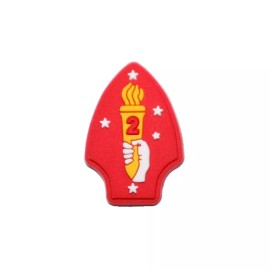 2nd Marine Division Shoe Charm
