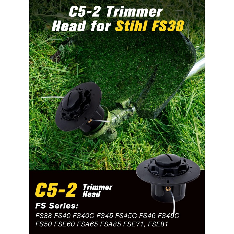 C5-2 Trimmer Head for Stihl FS40 FS45 FS40C FS45C FS46