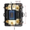 Unifizz 100A Fuse Holder,Car Stereo Audio Led Display Digital Voltage