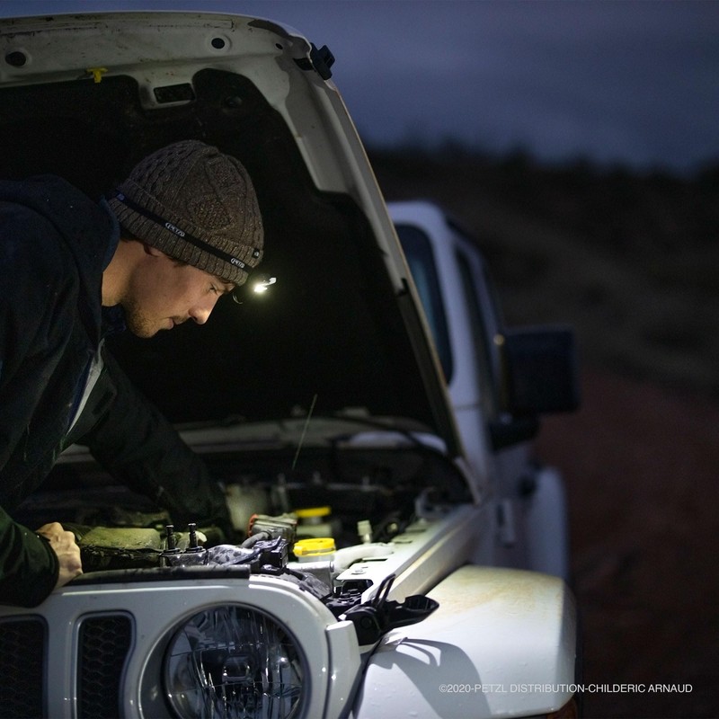 PETZL E+LITE Headlamp - Ultra-Compact Emergency 50 Lumen Headlamp, Designed