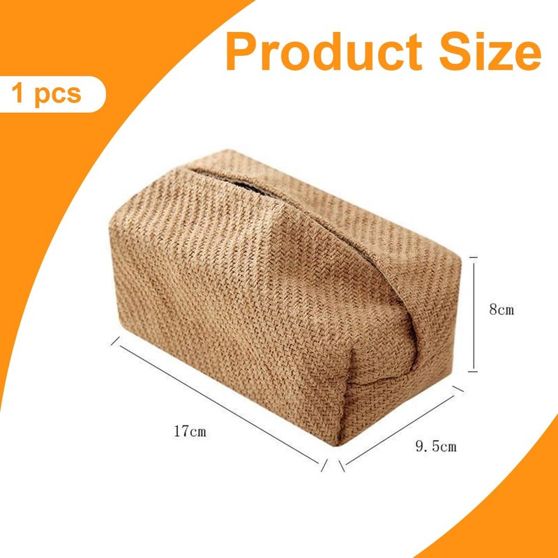 EIHI Tissue Box Storage Box for Car Tissues Cosmetic Tissues