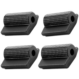 HUIKKJP Motorcycle Shift Guard Rubber Gear Shift Lever 4pcs Shift Pedal Cover Anti-Slip Design Bike Equipment Lever Pedal Cover Easy Installation Shoe Protection Accessories (Black)